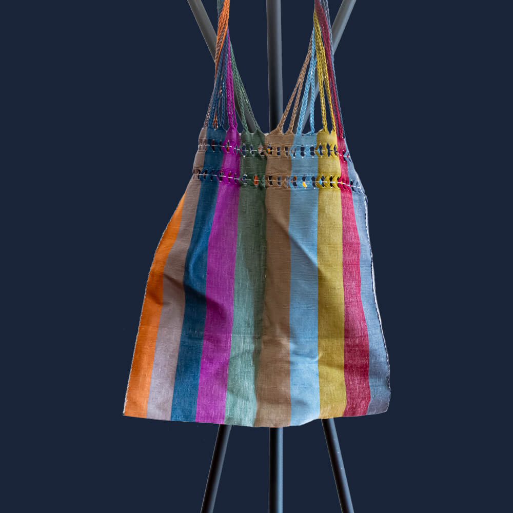 Bolsa de telar de Cintura de Chiapas Colores